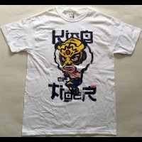 T-Crunch TIGER MASK Tシャツ color:[white] size:[M][L]