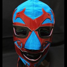 他の写真2: ドスカラス　試合用マスク　青ジャージ生地　トムカラス製