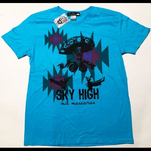 画像1: ミル・マスカラス SKY HIGH Tシャツ color:[sky blue] size:[M]