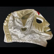 他の写真1: ミル・マスカラス トレード ブシオ製 高級感溢れる特殊生地 マスク着用本人写真付き 直筆サイン入り 試合用マスク