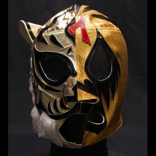 画像1: タイガーマスク ＆ ミル・マスカラス マスカラ・クレアシオネス製 ハーフマスク