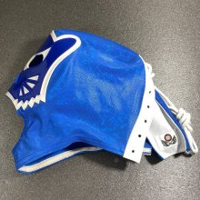他の写真1: ブルー・パンテル 特殊生地 試合用マスク アンヘルアステカ製