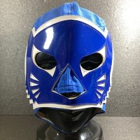 ブルー・パンテル 特殊生地 試合用マスク アンヘルアステカ製