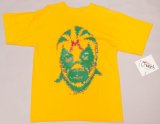 画像: ミル・マスカラス トレード モザイク Tシャツ color:[yellow] size:[M]