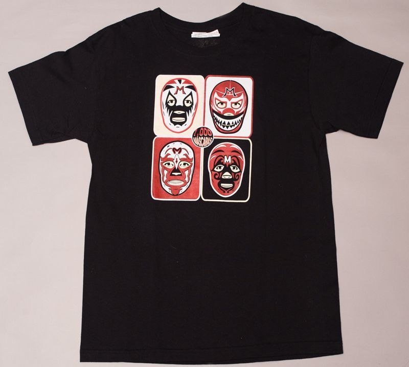 画像1: ミル・マスカラス 1000 Tシャツ color:[black] size:[M] (1)
