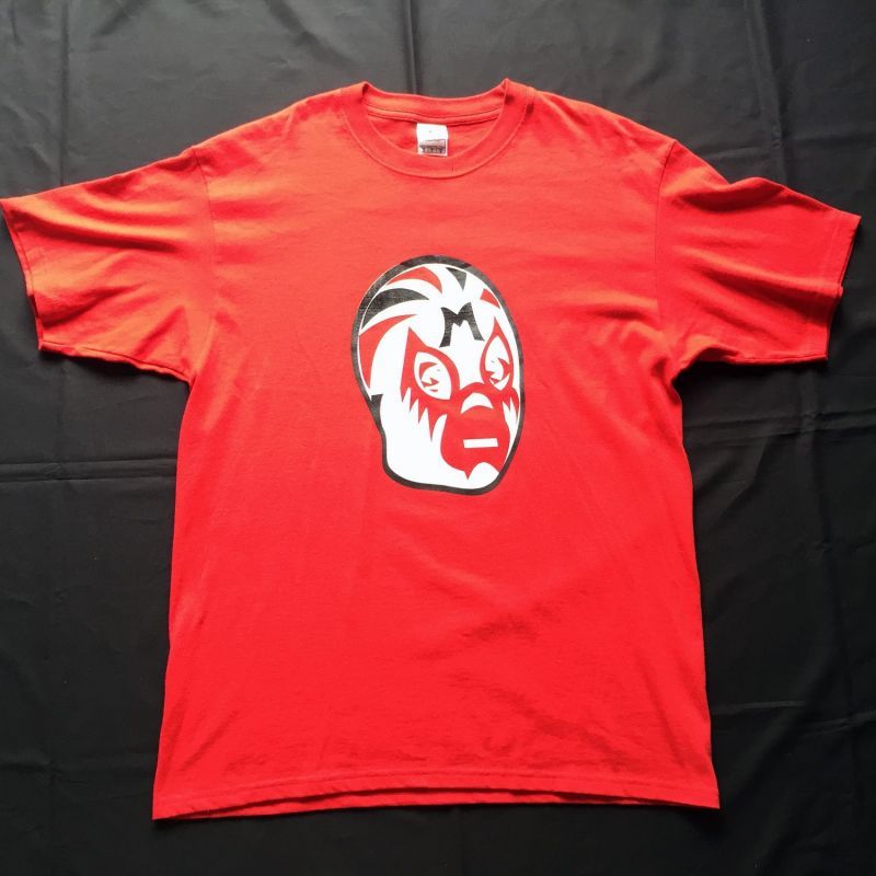画像1: ミル・マスカラス トレード Tシャツ color:[red] size:[L] (1)