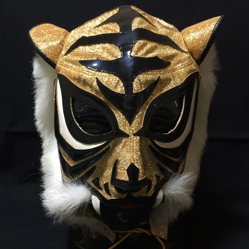 画像: レア！四代目 タイガーマスク　試合用マスク　ロペス製