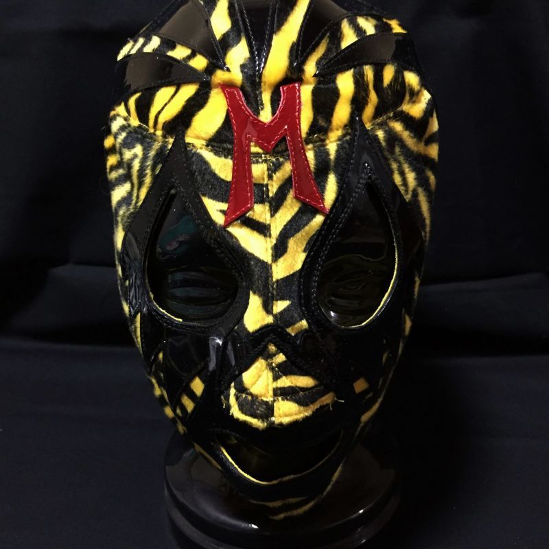 画像: ミル・マスカラス　トレード虎柄　試合用マスク　マスカラ・クレアシオネス製