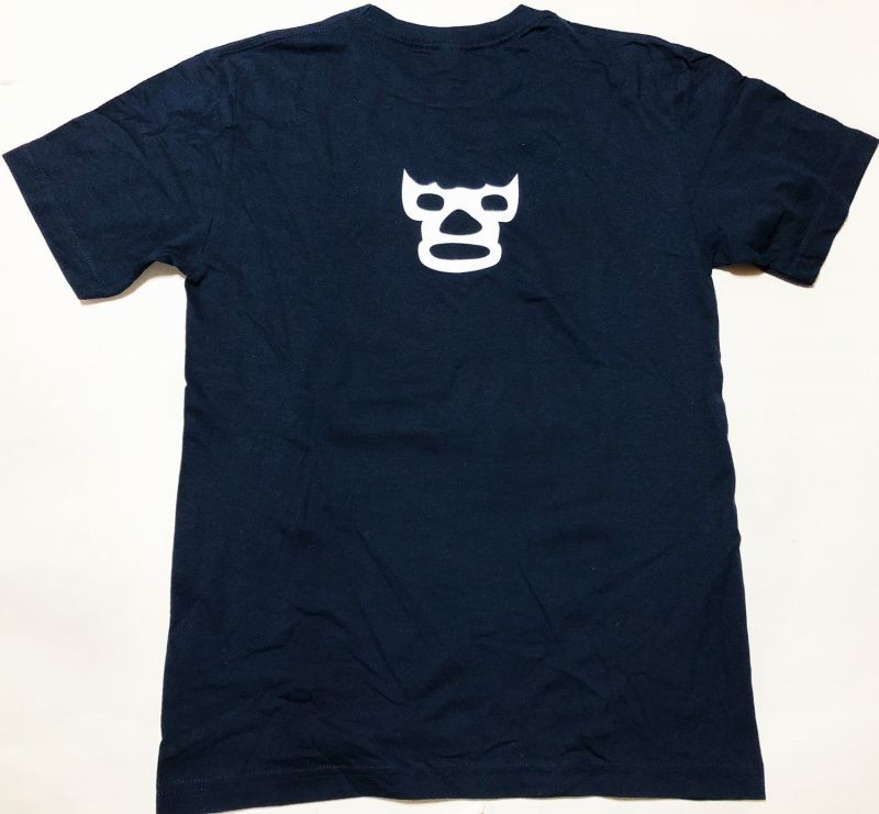 画像: ウラカン・ラミレス VS ブルー・デモン Tシャツ color:[navy] size:[Ｍ]