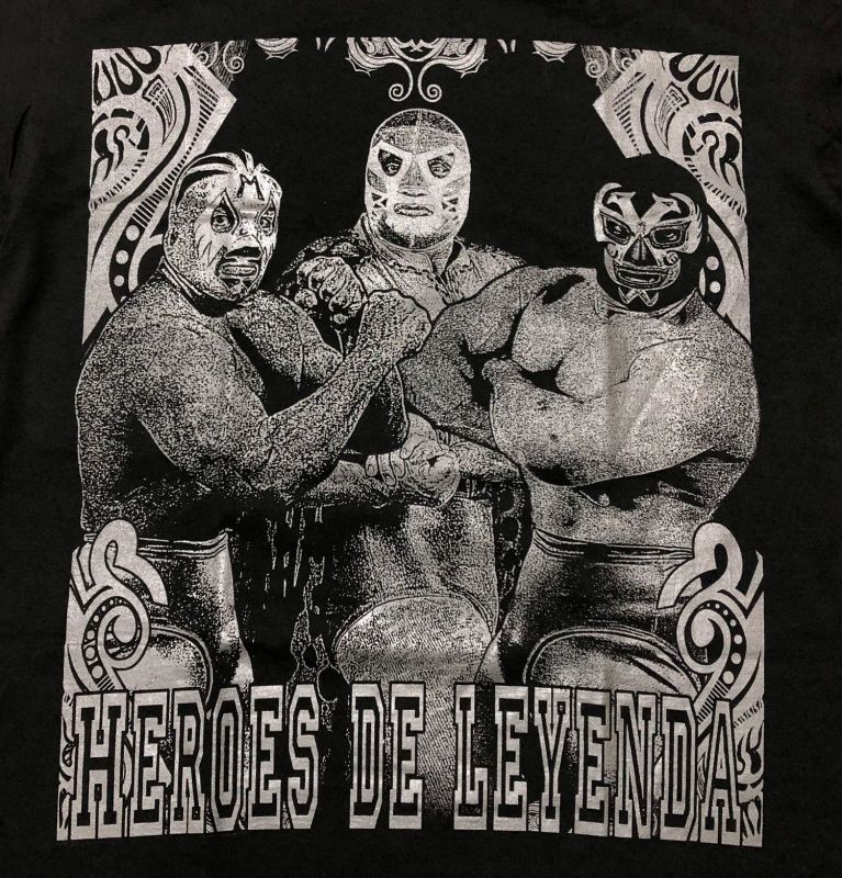 画像: HEROES DE LEYENDA Tシャツ color:[black] size:[L]