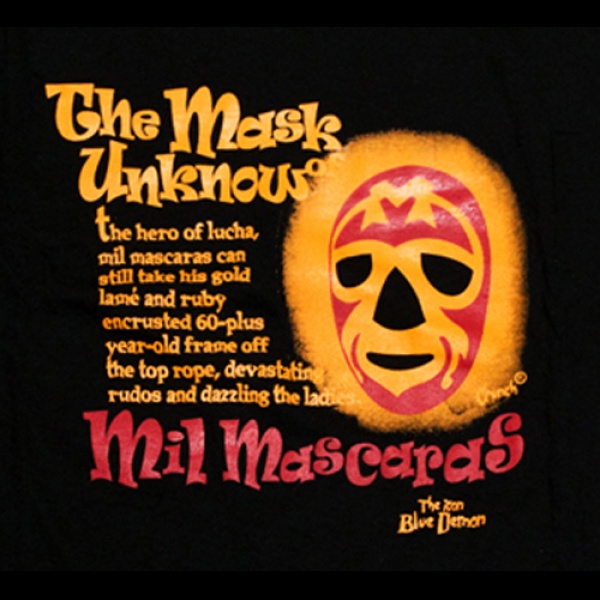 画像: ミル・マスカラス The Mask of Unknow Tシャツ color:[black] size:[M][L]
