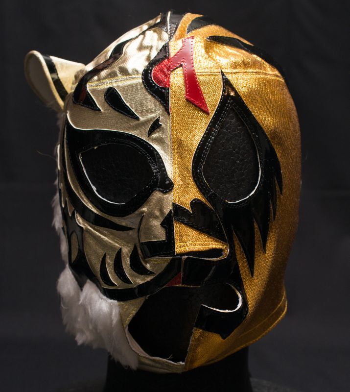 画像1: タイガーマスク ＆ ミル・マスカラス マスカラ・クレアシオネス製 ハーフマスク (1)